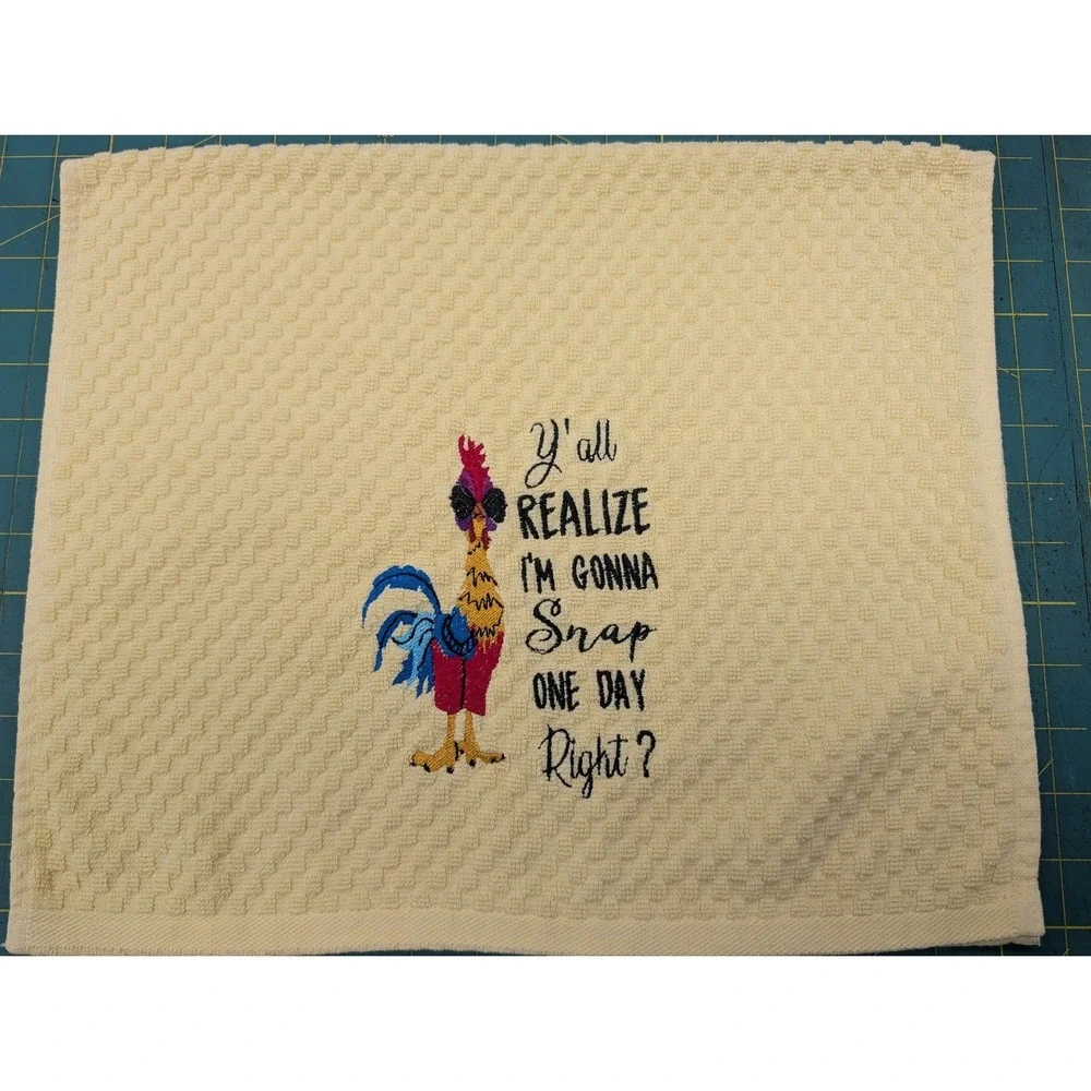 Ya'll Realize I'm Gonna Snap One Day Right? Kitchen Bath Bar Hand Towel